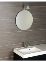 Aqualine kerek tükör 80 cm, akasztó nélkül 22446 - Fürdőszob