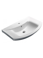 Aqualine Zero kerámia mosdó 75x48,5 cm, fehér 6075 - Fürdősz