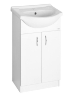 Aqualine Simplex Eco 50 álló mosdótartó szekrény mosdóval 47