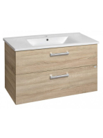 Aqualine Vega 2 fiókos mosdótartó szekrény 97x60x43,6 cm, pl