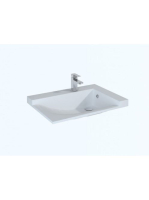 Arezzo design Metis akril mosdó, matt fehér 70 cm AR-145570