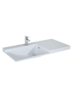 Arezzo design Metis akril mosdó, matt fehér 90 cm AR-145590