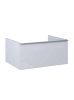 Arezzo design Monterey alsószekrény 1 fiókkal 60x45 cm, szif