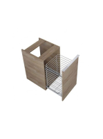Arezzo design Monterey oldalszekrény szennyeskosárral 40 cm,