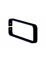 Arezzo design Monterey konzol 43x15 cm, matt fekete AR-16749