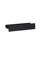 Arezzo design univerzális polc 40 cm, matt fekete AR-168449
