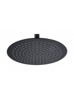 Arezzo design Slim Round kerek esőztető, matt fekete AR-3002