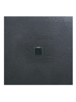 Arezzo design SOLIDSoft zuhanytálca 90x90 cm, lefolyóval, an