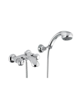 Bugnatese Axo kádcsaptelep zuhanyszettel, bronz 602BR - Fürd