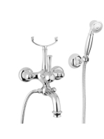 Bugnatese Denver kádcsaptelep zuhanyszettel, króm 6402CR - F