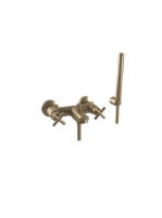 Bugnatese Rodos kádcsaptelep zuhanyszettel, bronz 7300BR - F