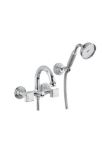 Bugnatese Olympia kádcsaptelep zuhanyszettel, bronz 8402BR -
