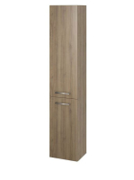 Cersanit Lara falra függesztett magas szekrény 150x30, dió S