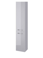 Cersanit Lara falra függesztett magas szekrény 150x30 szürke