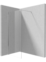 Deante Kerria Plus walk-in zuhanyfal 120x200 cm (króm+transp