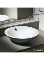 Duravit Starck 1 ráültethető mosdótál 330 mm fehér alpin 040