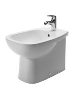 Duravit D-Code falra tolható álló bidé 22411000002 - Fürdősz