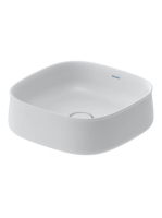 Duravit Zencha kerámia mosdótál 42x42 cm, matt fehér 2373423