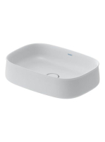 Duravit Zencha kerámia mosdótál 55x39 cm, matt fehér 2373553