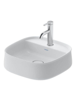 Duravit Zencha kerámia mosdótál 42x42 cm, matt fehér 2374423