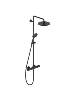 Duravit C.1 termosztátos zuhanyrendszer 230, matt fekete C14
