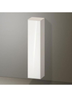 Duravit Zencha magas szekrény 176x40 cm, balos, fehér üveg/m