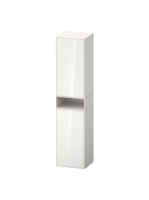 Duravit Zencha magas szekrény 176x40 cm, jobbos, fehér üveg/