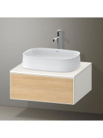 Duravit Zencha alsószekrény 65x55 cm 1 fiókkal, dió fiókrend