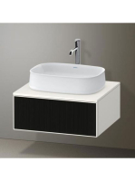 Duravit Zencha alsószekrény 65x55, dió fiókrendezővel, struk