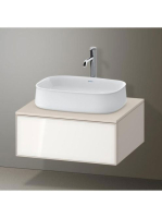 Duravit Zencha alsószekrény 65x55, tölgy fiókrendezővel, feh