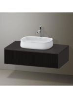 Duravit Zencha fiókos alsószekrény 100, tölgy fiókrendezővel