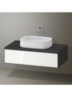 Duravit Zencha fiókos alsószekrény 100, tölgy fiókrendezővel