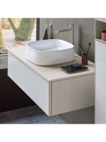 Duravit Zencha fiókos alsószekrény 100, tölgy fiókrendezővel