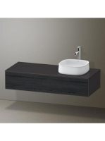 Duravit Zencha jobbos alsószekrény 130, tölgy fiókrendezővel