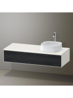 Duravit Zencha jobbos alsószekrény 130, tölgy fiókrendezővel