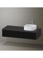 Duravit Zencha jobbos alsószekrény 130, tölgy fiókrendezővel