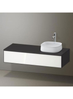 Duravit Zencha jobbos alsószekrény 130, tölgy fiókrendezővel