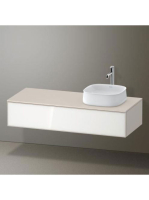 Duravit Zencha jobbos alsószekrény 130, tölgy fiókrendezővel