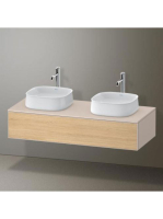 Duravit Zencha fiókos alsószekrény 130, tölgy fiókrendezővel