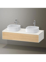 Duravit Zencha fiókos alsószekrény 130, tölgy fiókrendezővel