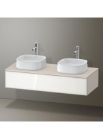 Duravit Zencha fiókos alsószekrény 130, tölgy fiókrendezővel