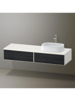 Duravit Zencha jobbos alsószekrény 160, dió fiókrendezővel,