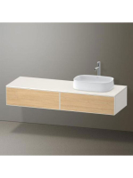 Duravit Zencha jobbos alsószekrény 160, tölgy fiókrendezők,