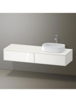 Duravit Zencha jobbos alsószekrény 160, tölgy fiókrendezők,