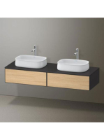 Duravit Zencha fiókos alsószekrény 160, tölgy fiókrendezővel