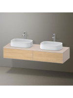 Duravit Zencha fiókos alsószekrény 160, tölgy fiókrendezővel