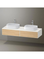 Duravit Zencha fiókos alsószekrény 160, dió fiókrendezővel,