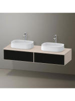 Duravit Zencha fiókos alsószekrény 160, tölgy fiókrendezővel