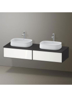 Duravit Zencha fiókos alsószekrény 160, dió fiókrendezővel,