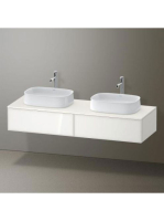 Duravit Zencha fiókos alsószekrény 160, tölgy fiókrendezők,